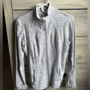 Grey zip up jacket - Lululemon
